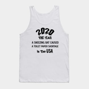 #Covid funny Tank Top